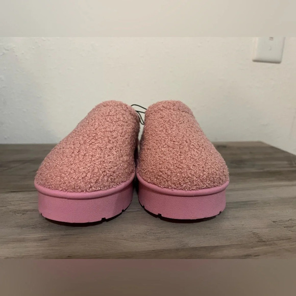 Love 83 Little & Big Girls Teddy Sherpa Scuff Platform Slipper, Size 12, NWT - Picture 4 of 9